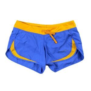 Patagonia Strider Running Shorts Women's XS Blue Gold Style 24652SP16